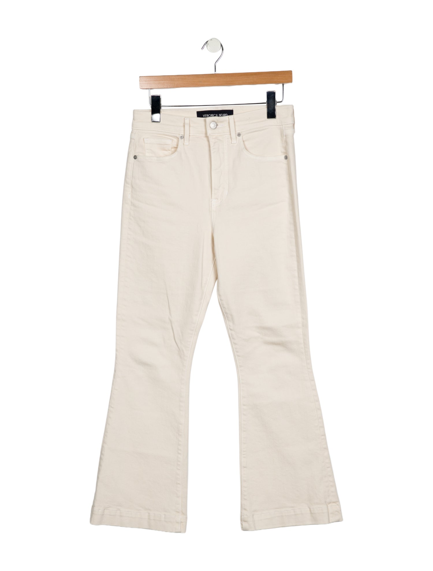 Veronica Beard High-Rise Wide Leg Jeans