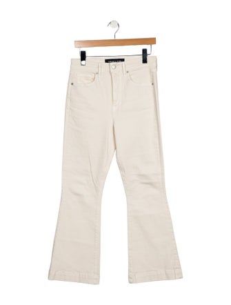 Veronica Beard High-Rise Wide Leg Jeans