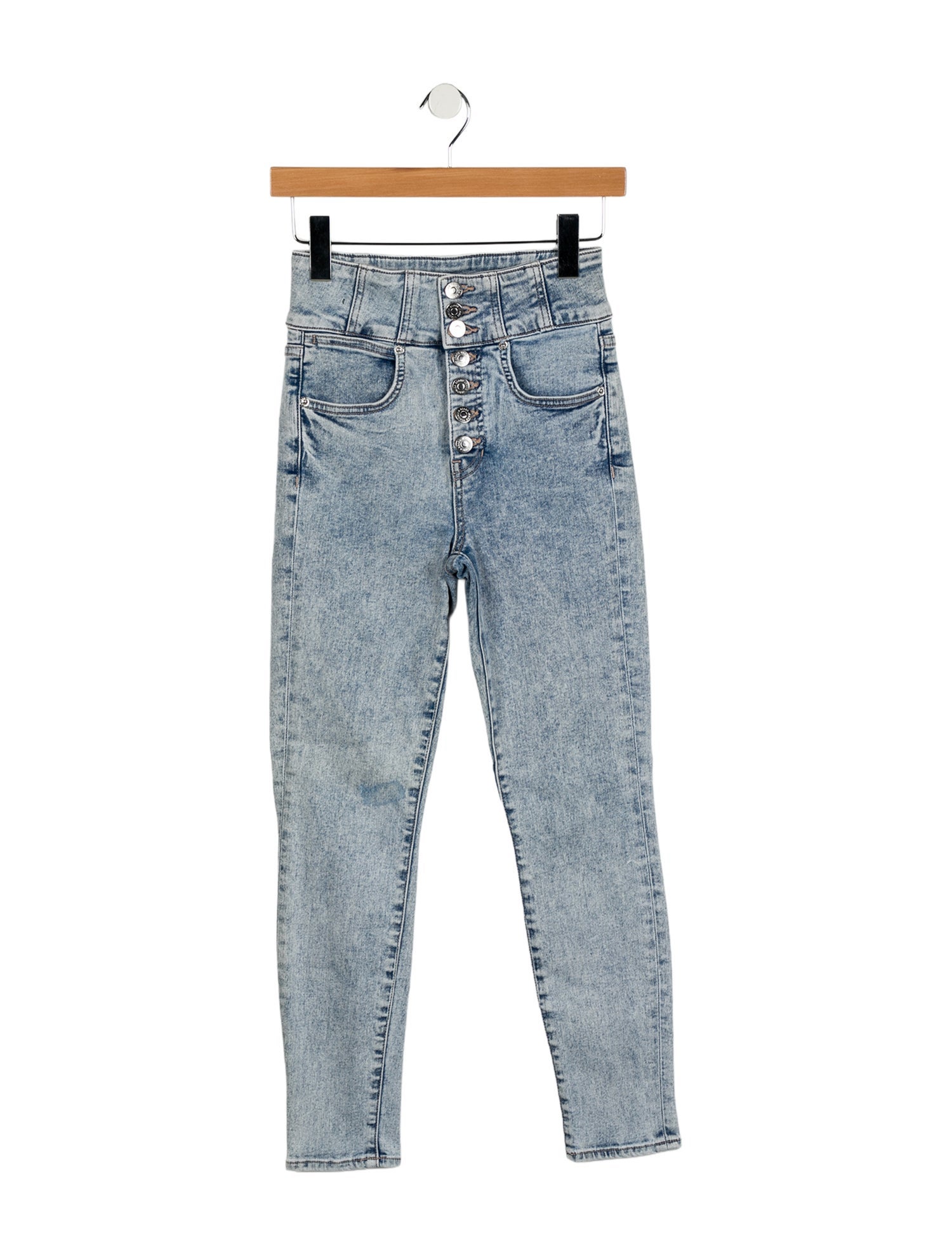 Veronica Beard High-Rise Skinny Leg Jeans