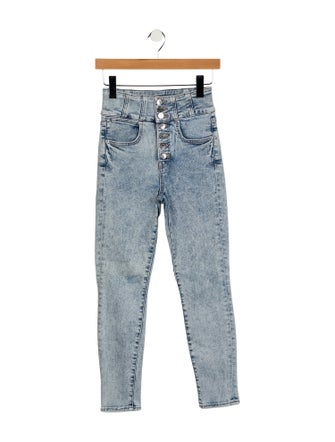 Veronica Beard High-Rise Skinny Leg Jeans