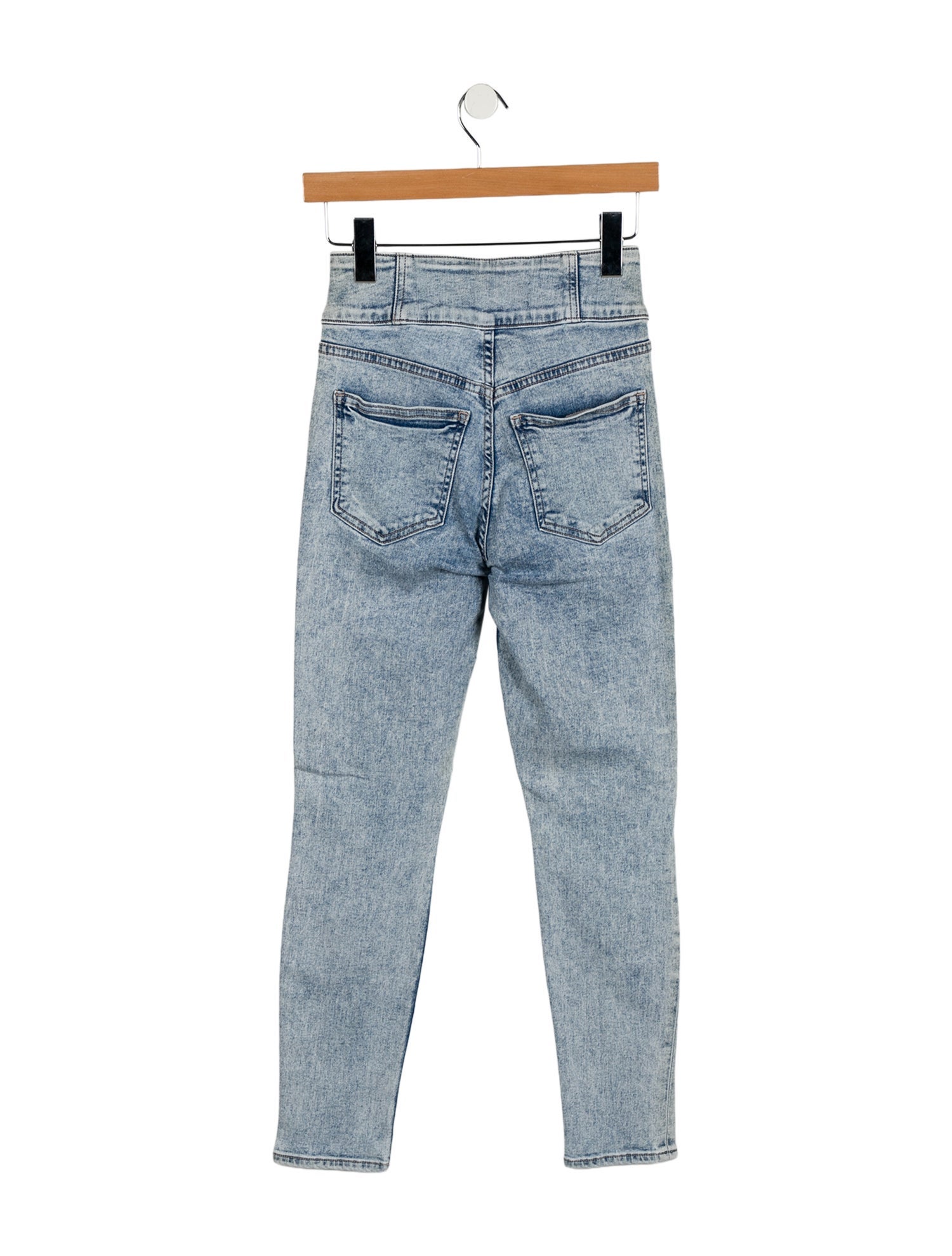Veronica Beard High-Rise Skinny Leg Jeans