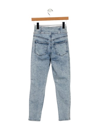 Veronica Beard High-Rise Skinny Leg Jeans