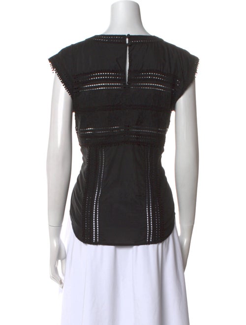 Veronica Beard Scoop Neck Sleeveless Top