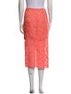 Veronica Beard Lace Pattern Midi Length Skirt