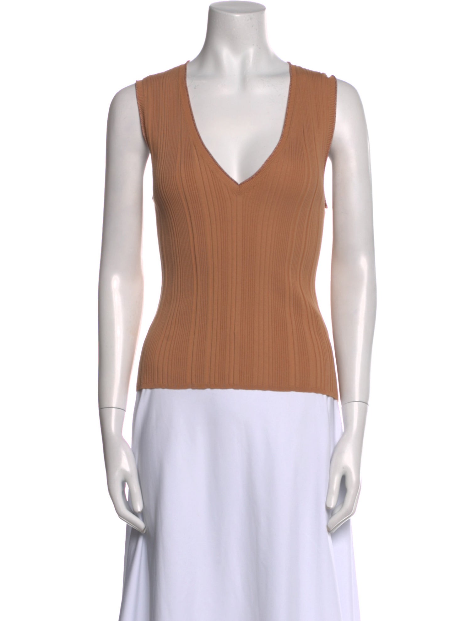 Veronica Beard V-Neck Sleeveless Top