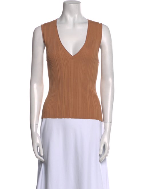 Veronica Beard V-Neck Sleeveless Top