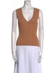 Veronica Beard V-Neck Sleeveless Top