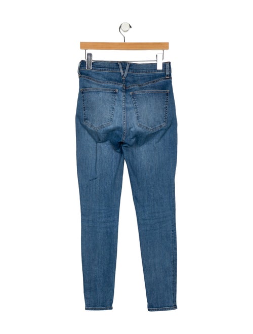 Veronica Beard High-Rise Straight Leg Jeans