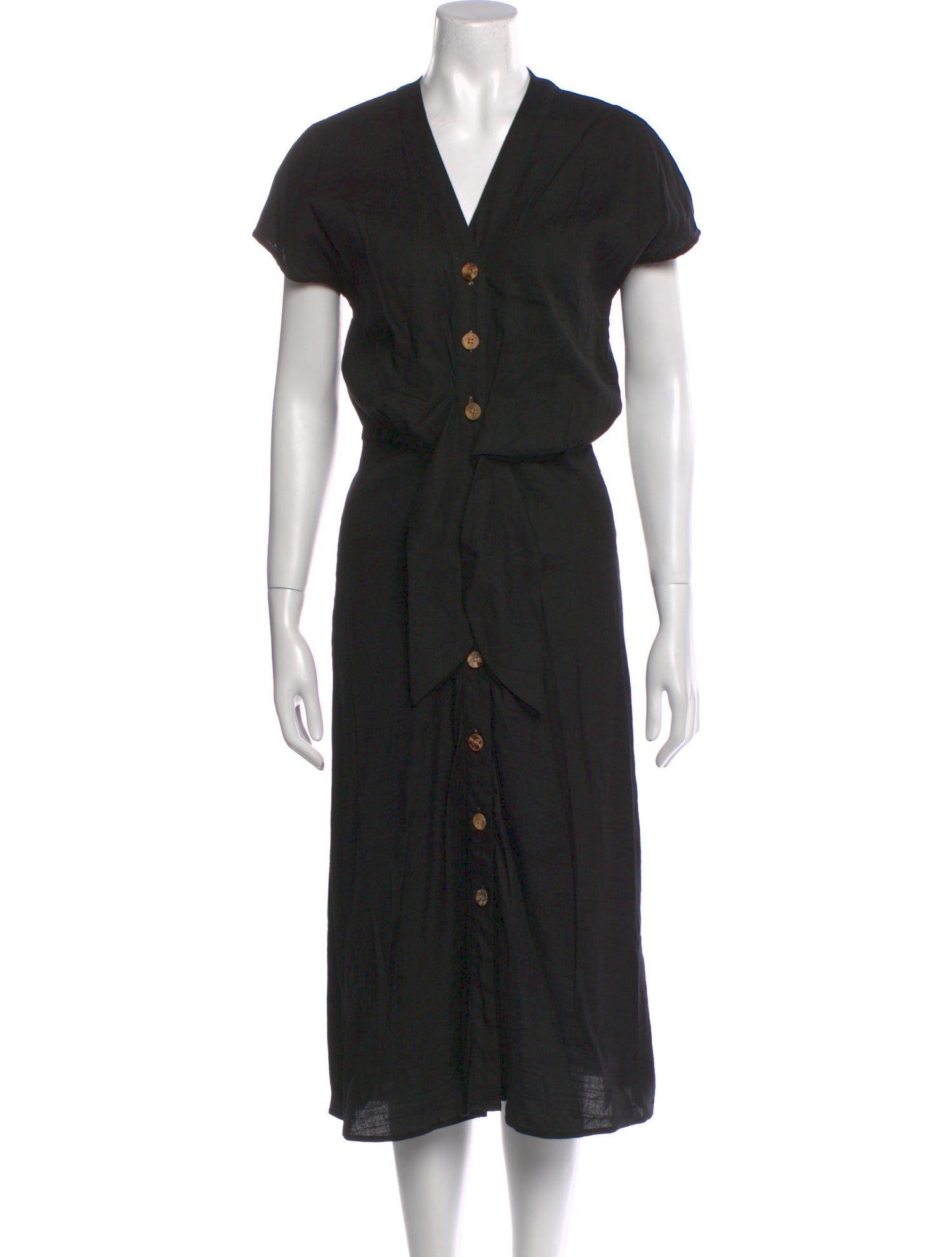 Veronica Beard V-Neck Midi Length Dress