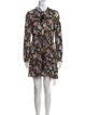 Veronica Beard Floral Print Mini Dress