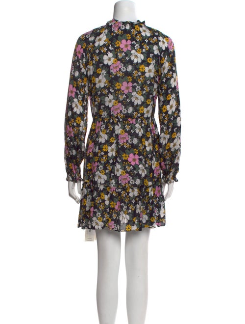 Veronica Beard Floral Print Mini Dress