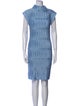 Veronica Beard Striped Knee-Length Dress