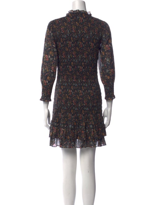 Veronica Beard Floral Print Mini Dress