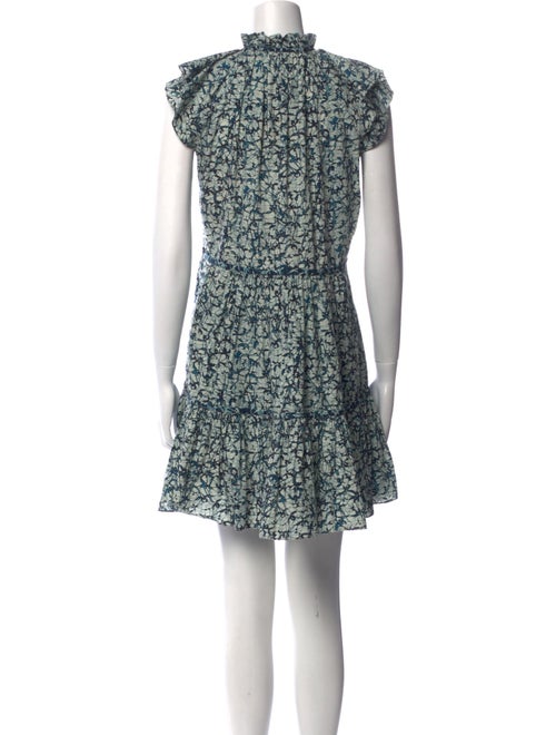 Veronica Beard Floral Print Mini Dress