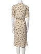 Veronica Beard Floral Print Midi Length Dress