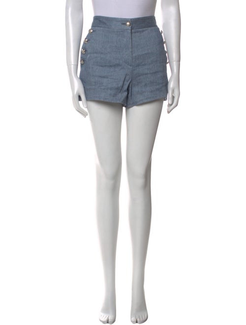 Veronica Beard Linen Mini Shorts