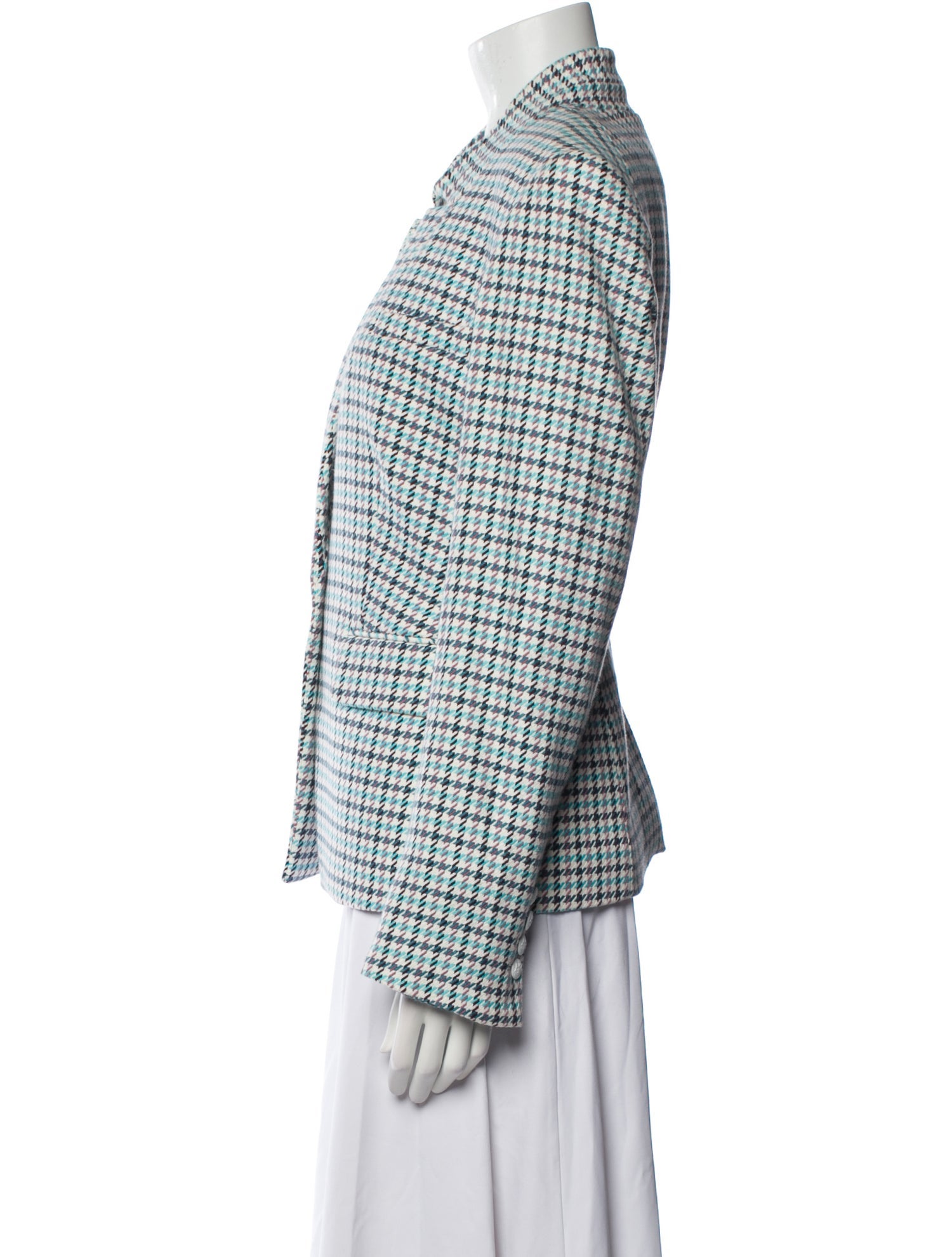 Veronica Beard Houndstooth Print Blazer