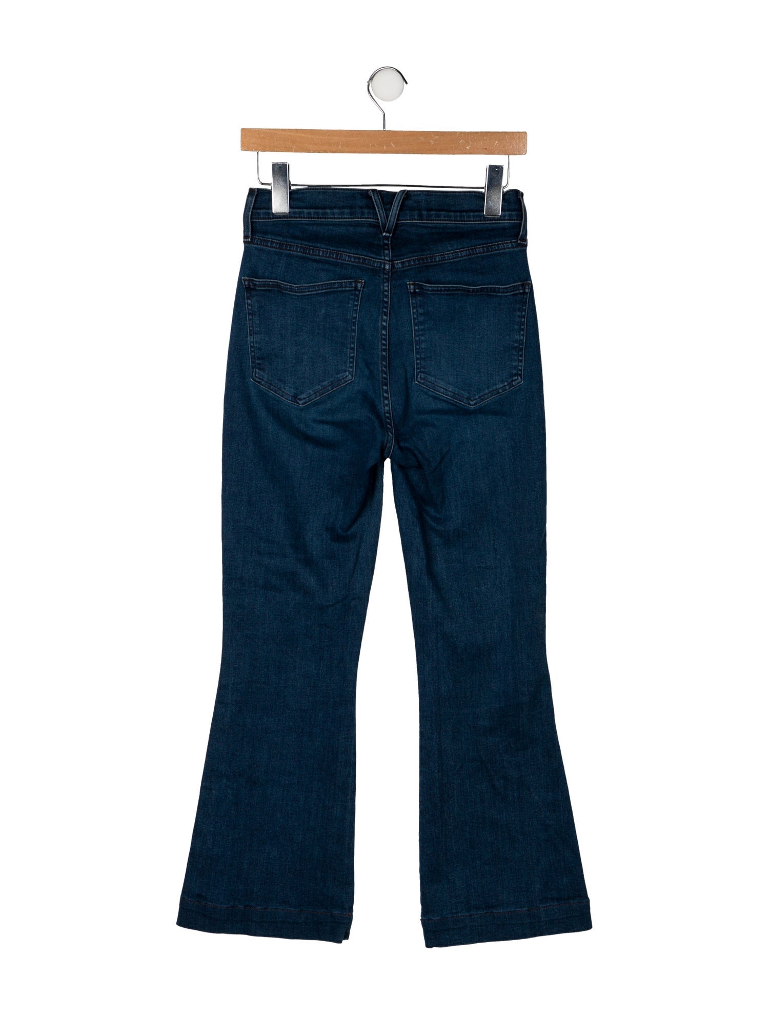 Veronica Beard High-Rise Wide Leg Jeans
