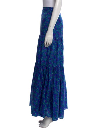Veronica Beard Silk Long Skirt