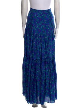 Veronica Beard Silk Long Skirt