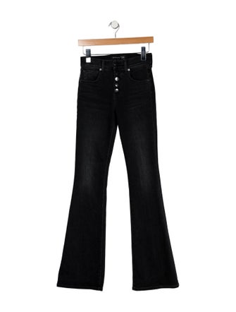 Veronica Beard Low-Rise Wide Leg Jeans