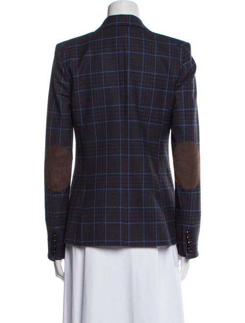 Veronica Beard Plaid Print Blazer