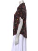 Veronica Beard Silk Floral Print Blouse