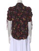 Veronica Beard Silk Floral Print Blouse