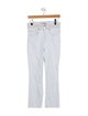Veronica Beard Mid-Rise Straight Leg Jeans