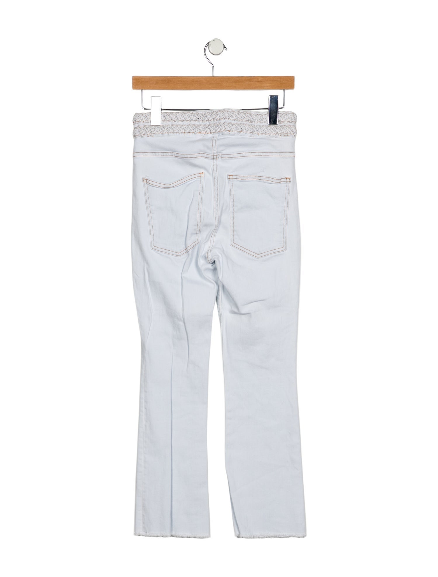 Veronica Beard Mid-Rise Straight Leg Jeans
