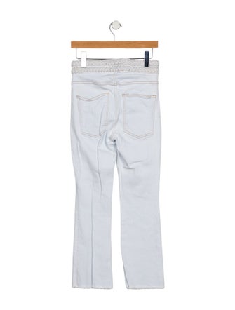 Veronica Beard Mid-Rise Straight Leg Jeans