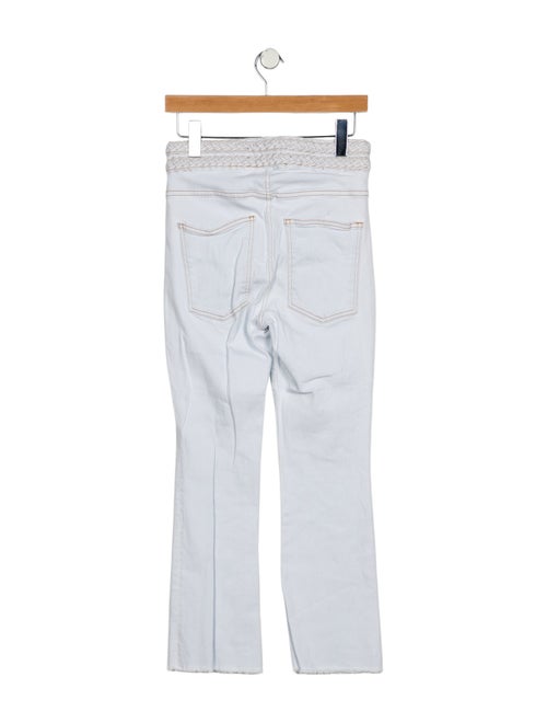 Veronica Beard Mid-Rise Straight Leg Jeans