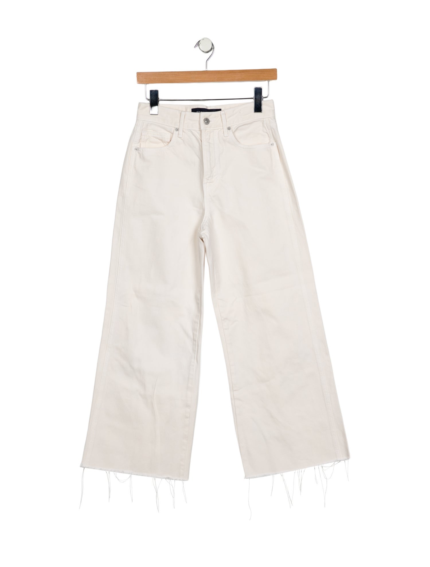 Veronica Beard Mid-Rise Wide Leg Jeans