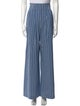 Veronica Beard Striped Wide Leg Pants