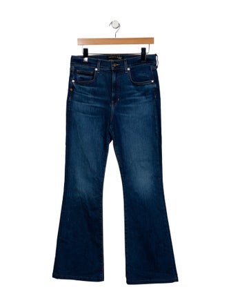 Veronica Beard High-Rise Wide Leg Jeans