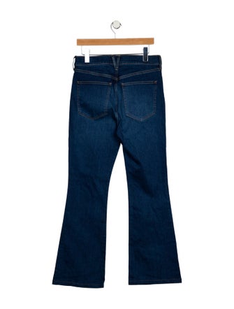 Veronica Beard High-Rise Wide Leg Jeans