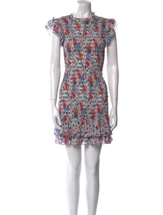 Veronica Beard Printed Mini Dress