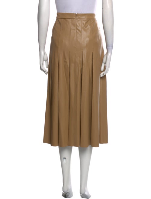 Veronica Beard Pleated Accents Midi Length Skirt