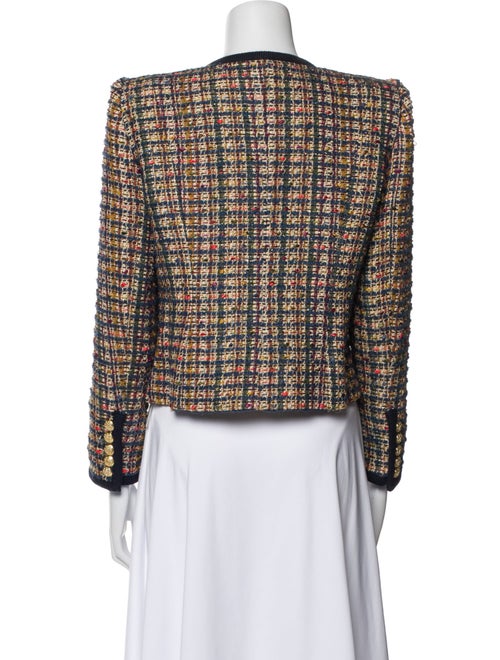 Veronica Beard Tweed Pattern Evening Jacket