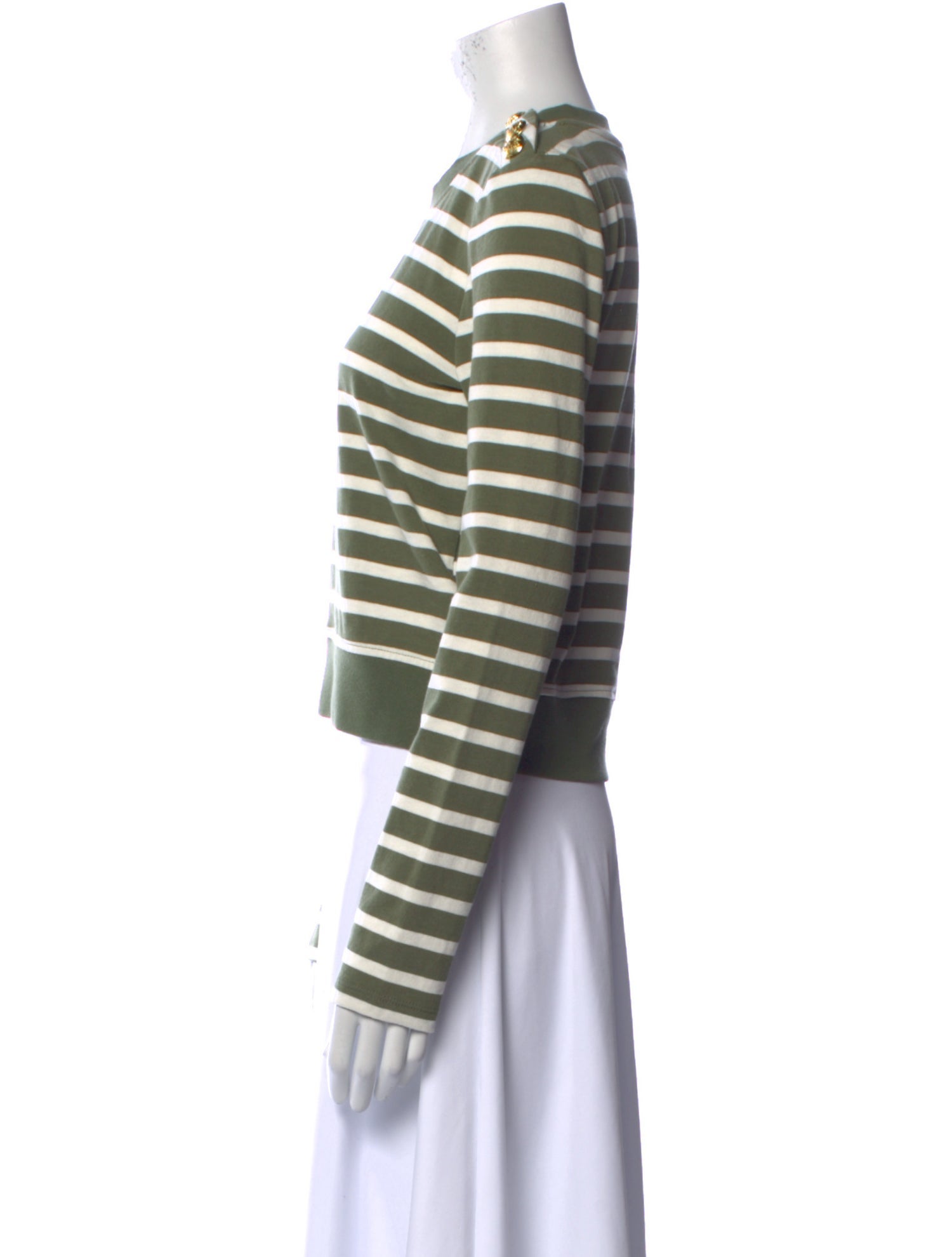Veronica Beard Striped Crew Neck Sweatshirt w/ Tags