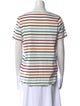 Veronica Beard Striped Crew Neck T-Shirt