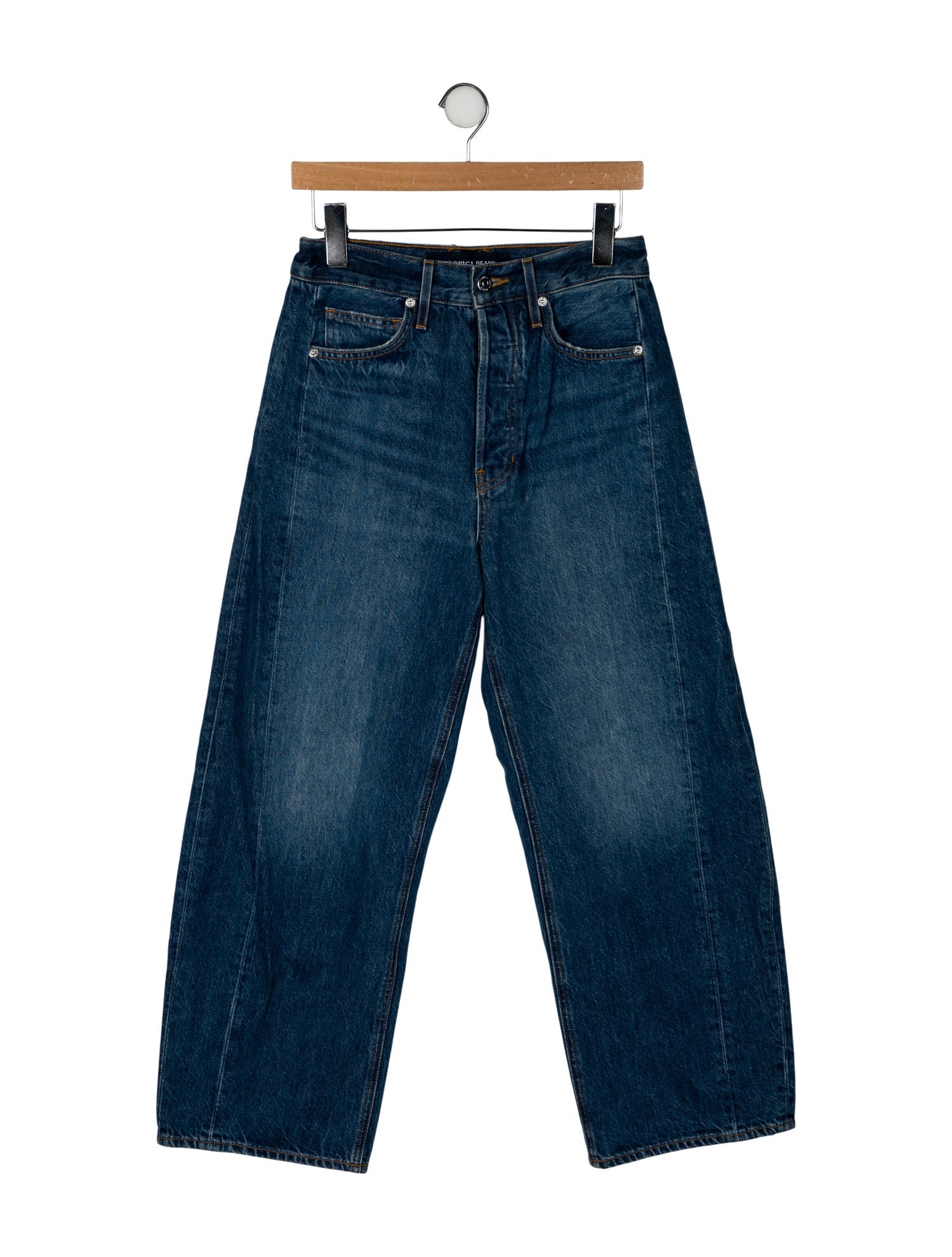 Veronica Beard High-Rise Wide Leg Jeans