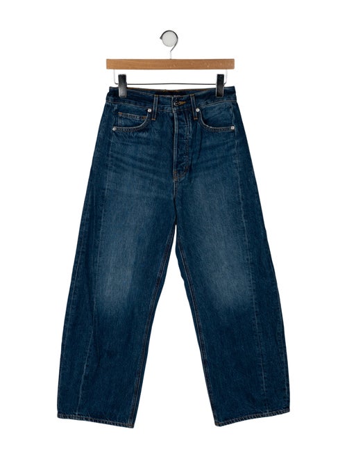 Veronica Beard High-Rise Wide Leg Jeans