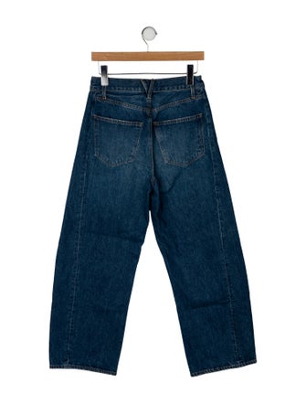 Veronica Beard High-Rise Wide Leg Jeans