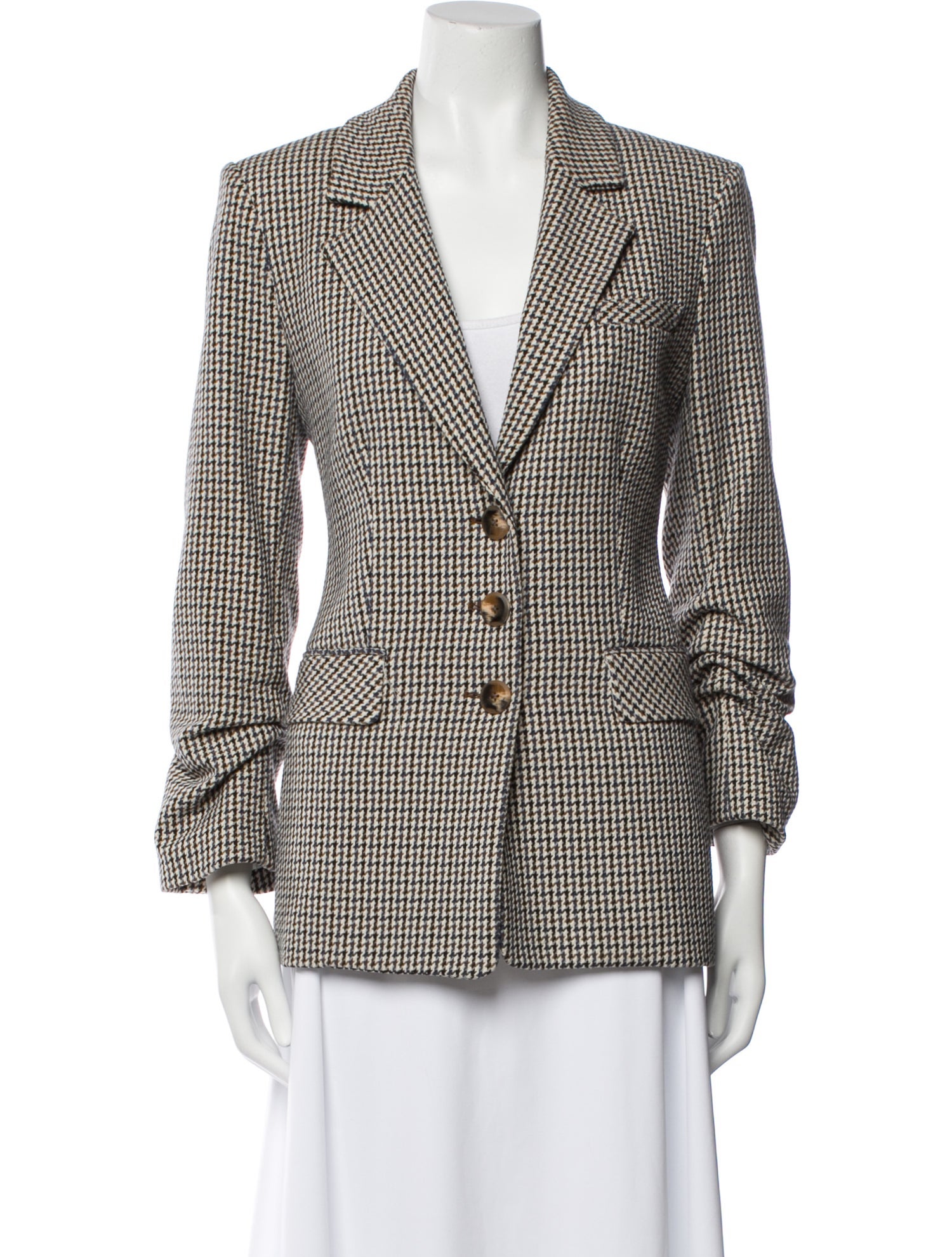 Veronica Beard Tweed Pattern Blazer