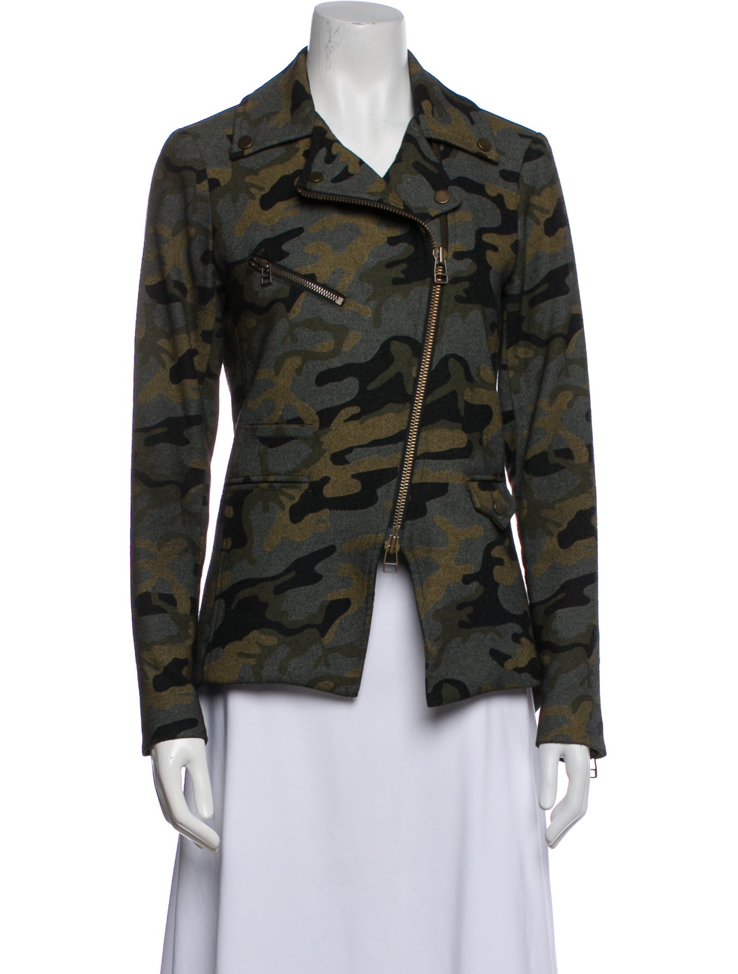 Veronica Beard Wool Printed Blazer