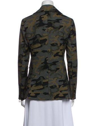 Veronica Beard Wool Printed Blazer