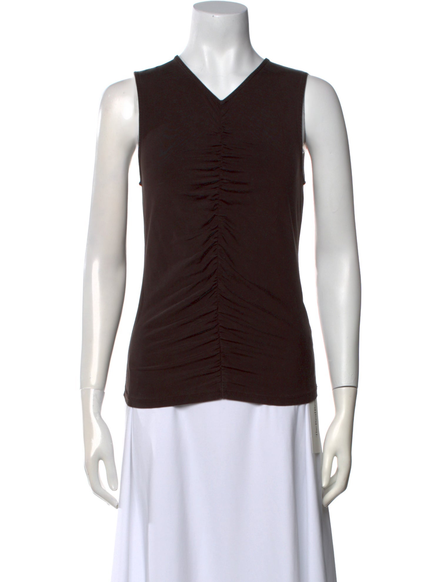 Veronica Beard V-Neck Sleeveless Top
