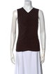 Veronica Beard V-Neck Sleeveless Top