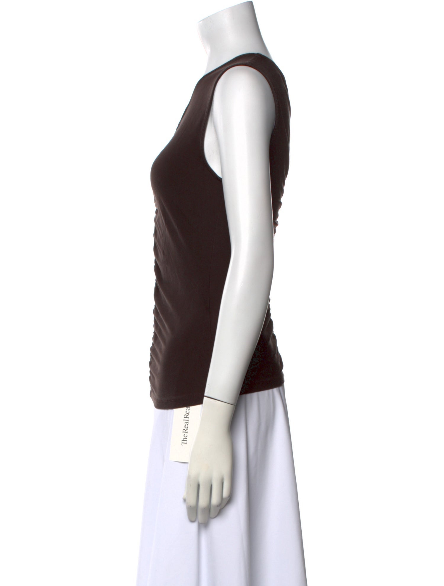 Veronica Beard V-Neck Sleeveless Top